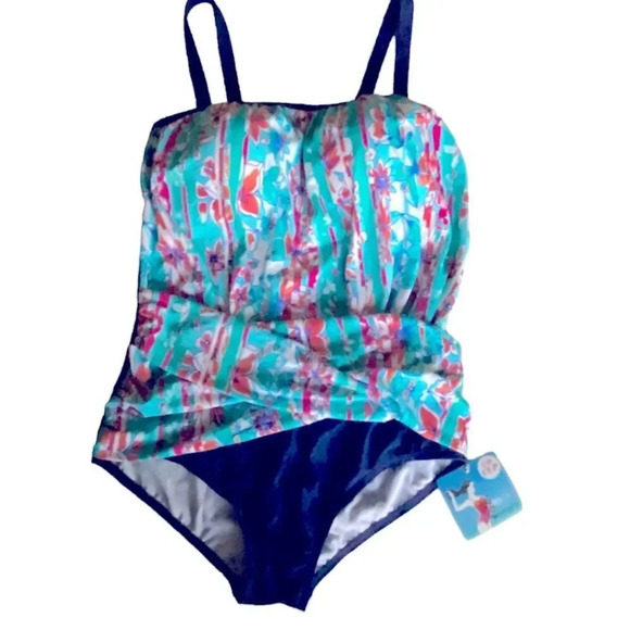 Seekers Other - Seekers Contour One Piece Swimsuit 
Size 18W